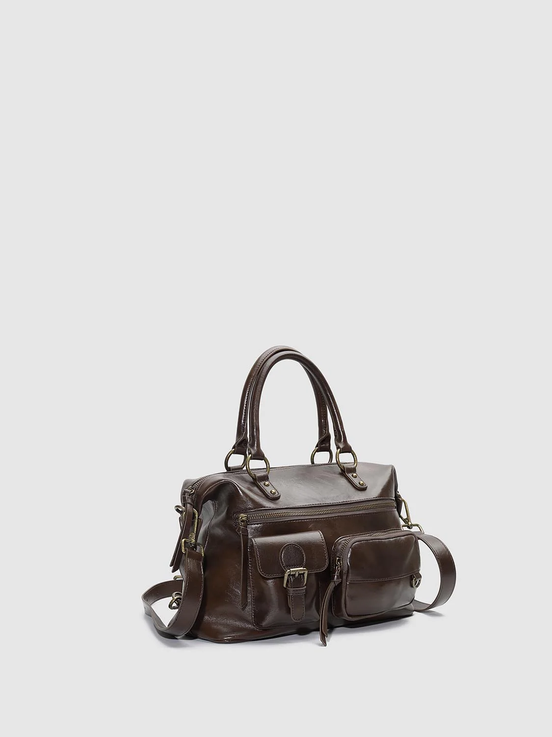 Faux Leather Multi Pocket Backpacks - Image 3