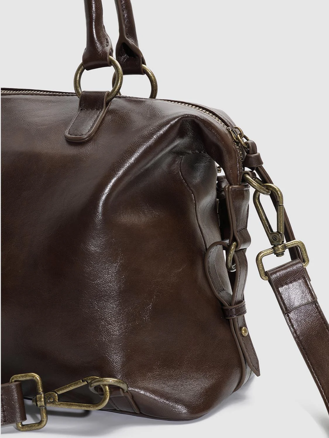 Faux Leather Multi Pocket Backpacks - Image 6