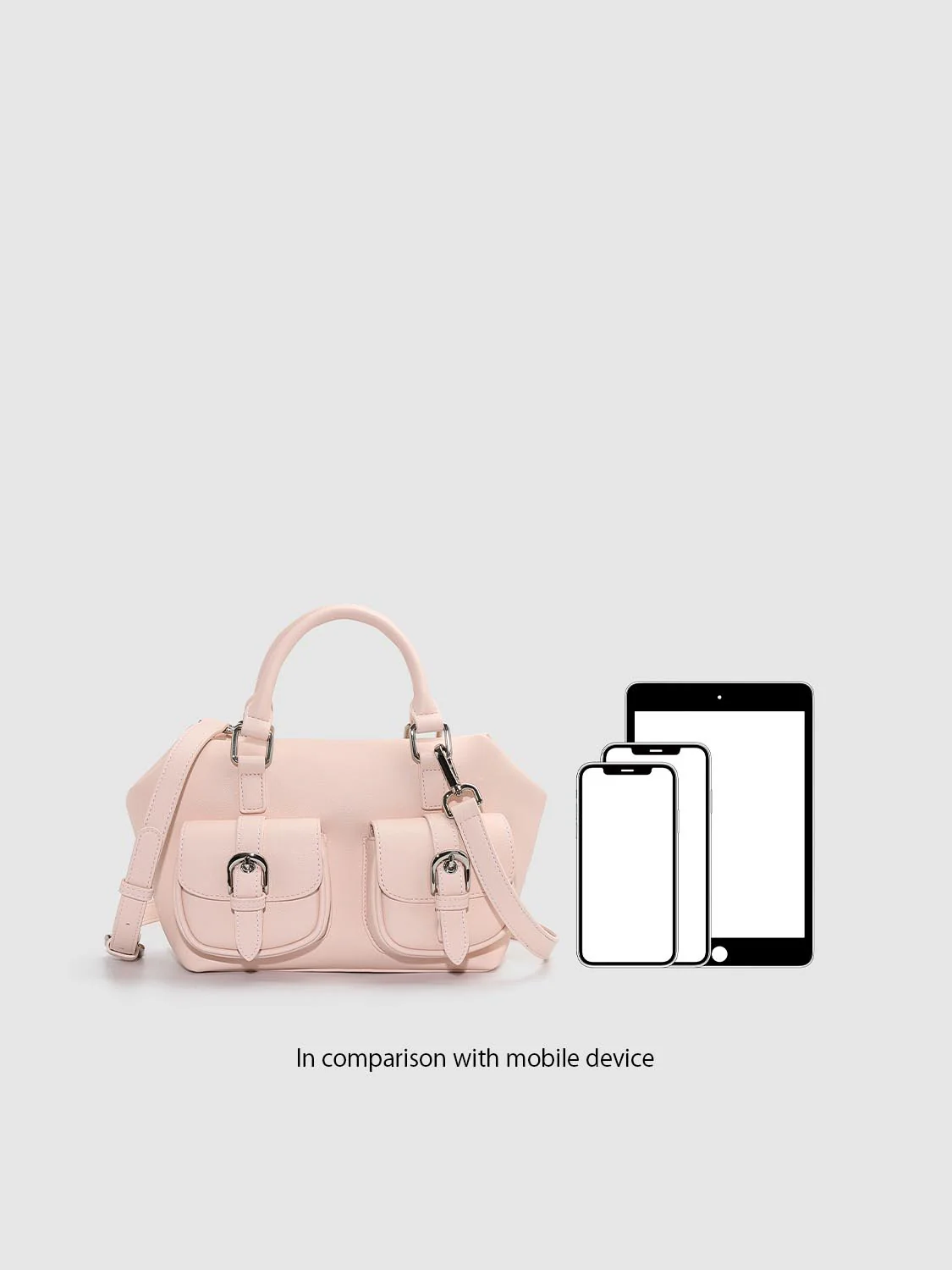 Faux Leather Multi-Pocket Handle Shoulder Bags - Image 7