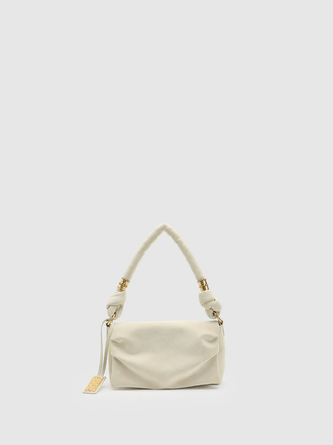 Faux Leather Puff Shoulder Bags