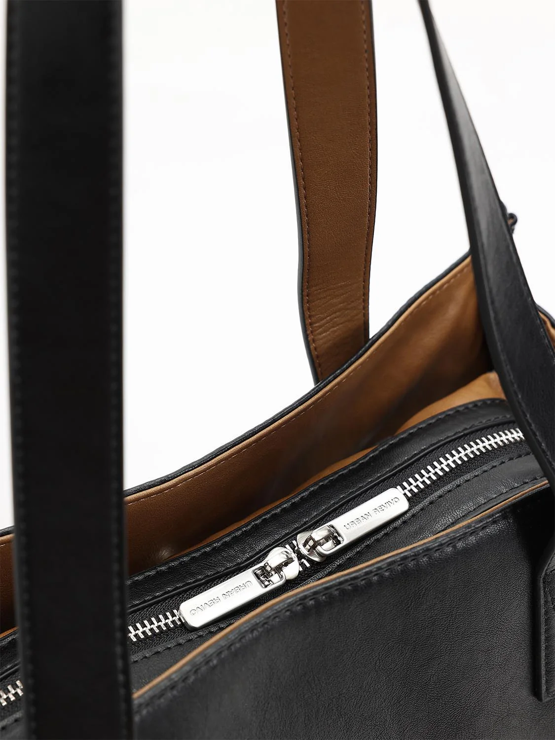 Faux Leather Shoulder Tote Bags - Image 4