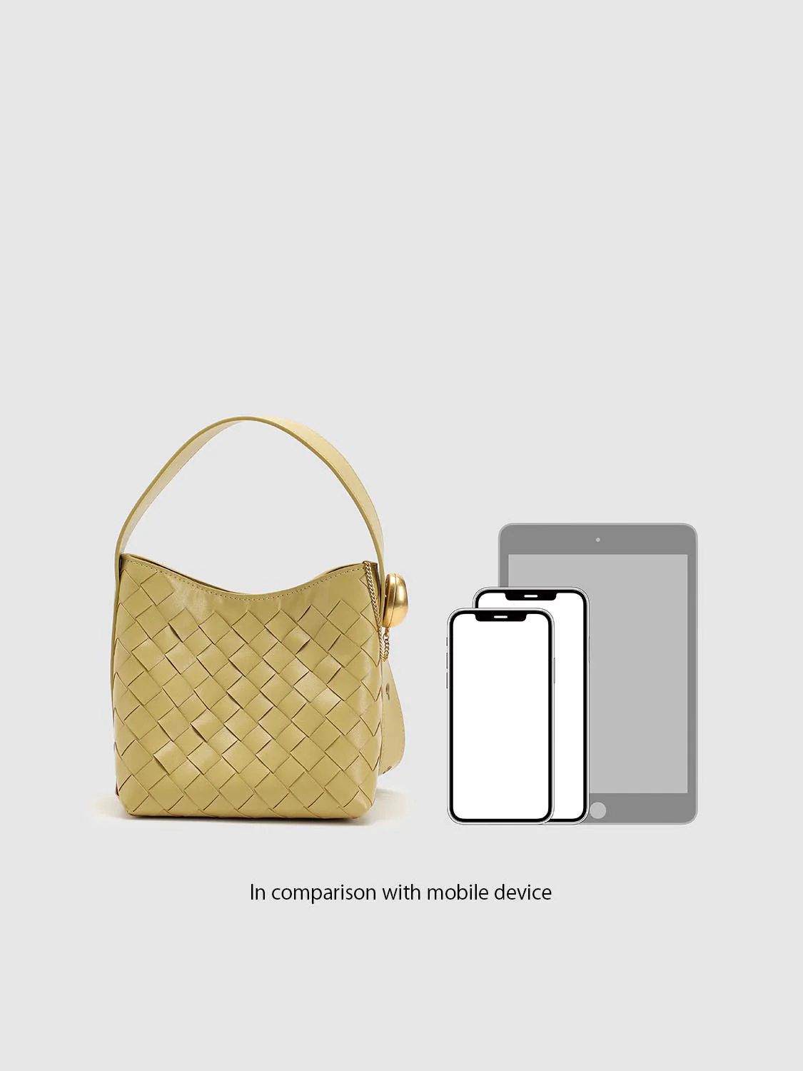 Faux Leather Weave Grab Shoulder Bags - Image 7