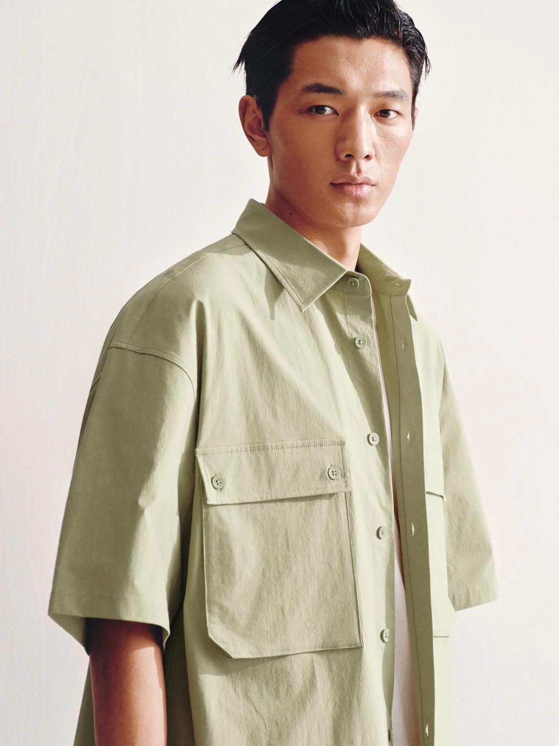 Flap Pocket Short Sleeve Shirts - Image 3