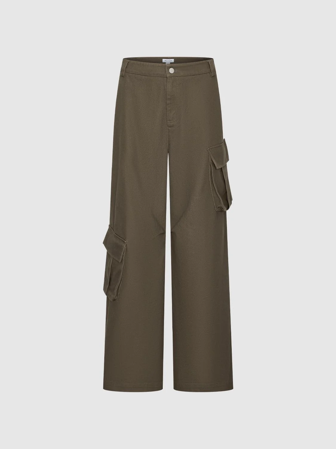 Flap Pocket Straight Leg Cargo Pants - Image 2