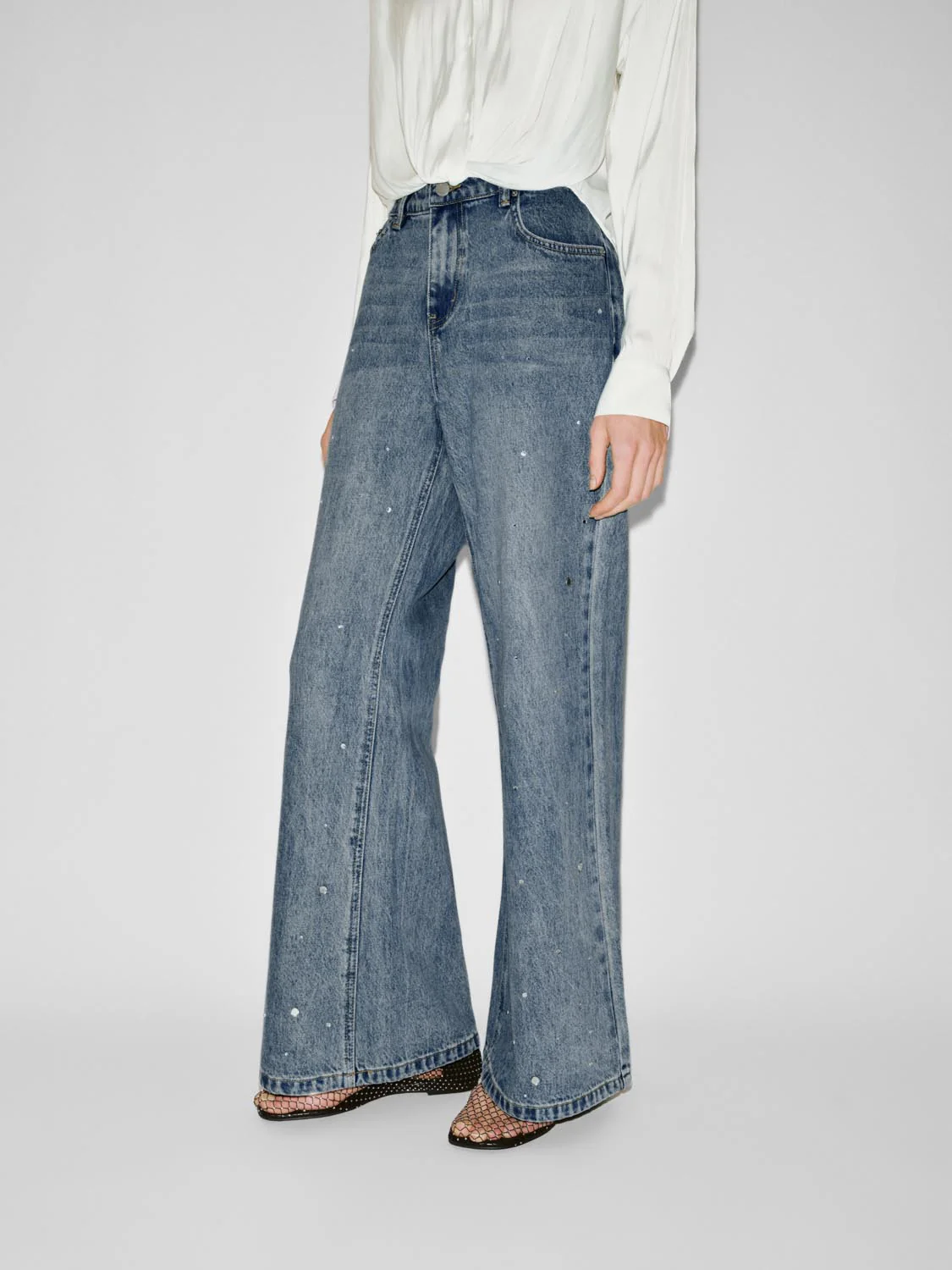 Flare Leg Jeans - Image 3