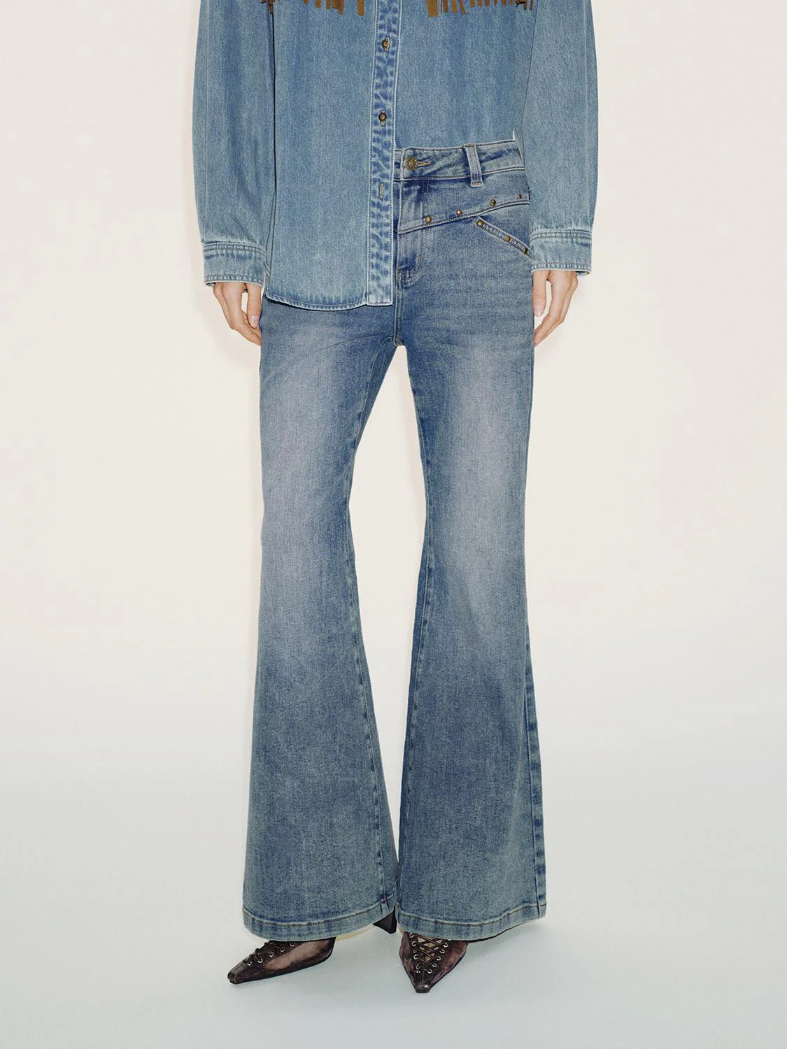 Flare Leg Jeans