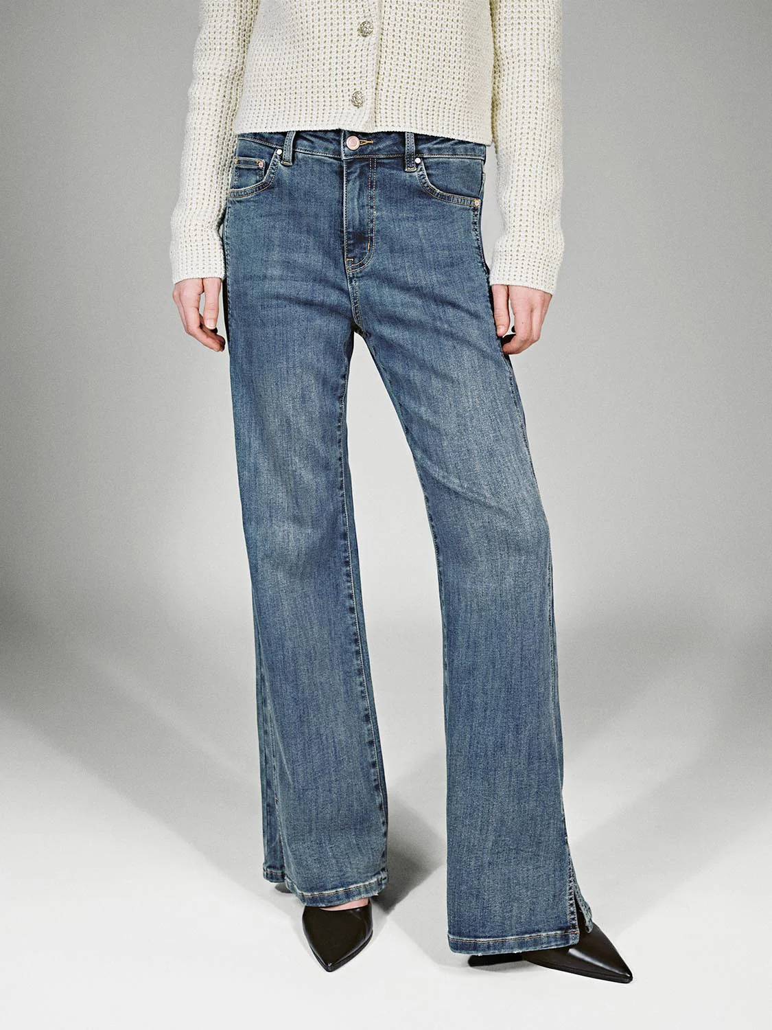 Flare Leg Jeans - Image 9