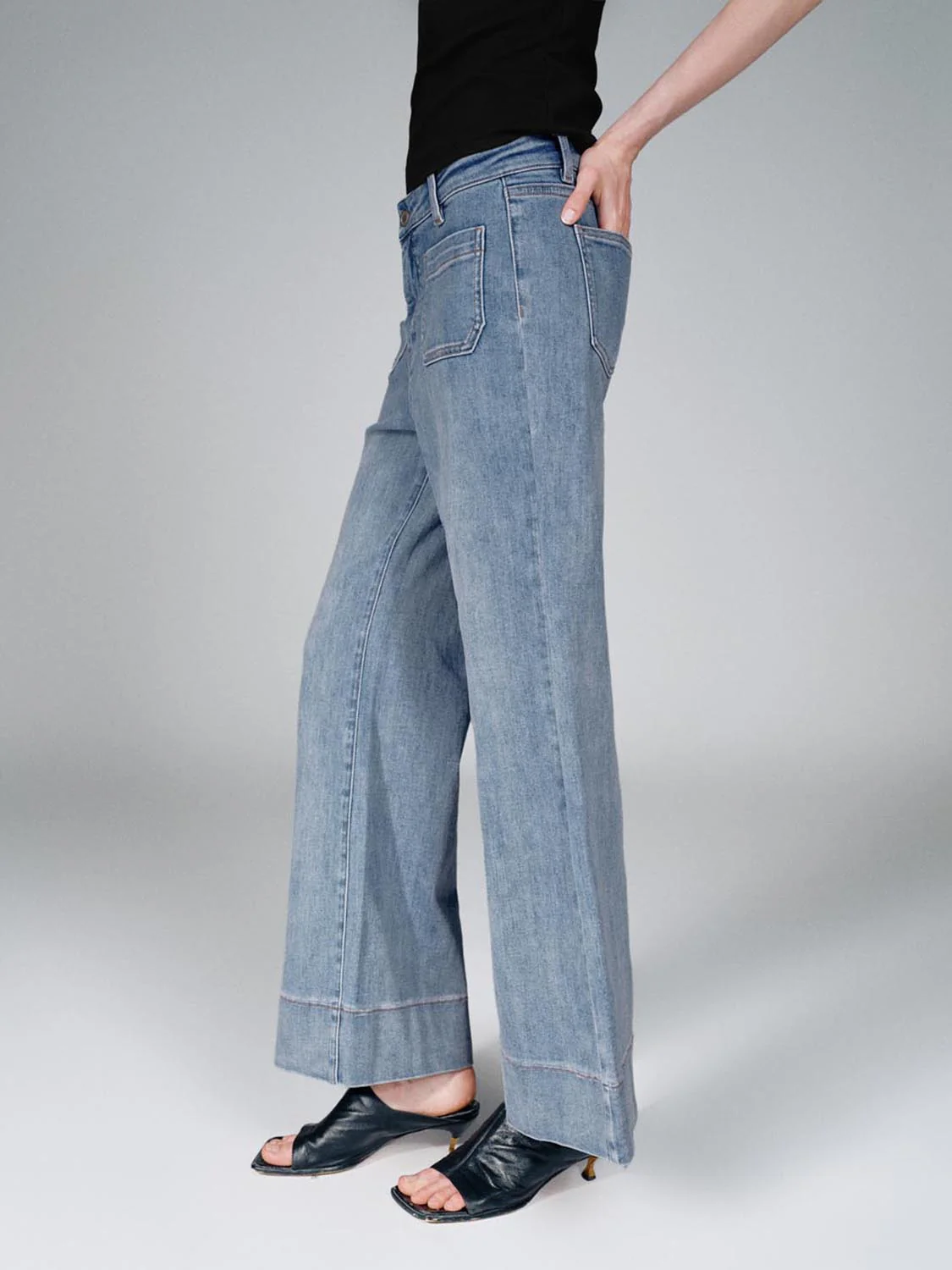 Flare Leg Jeans - Image 3