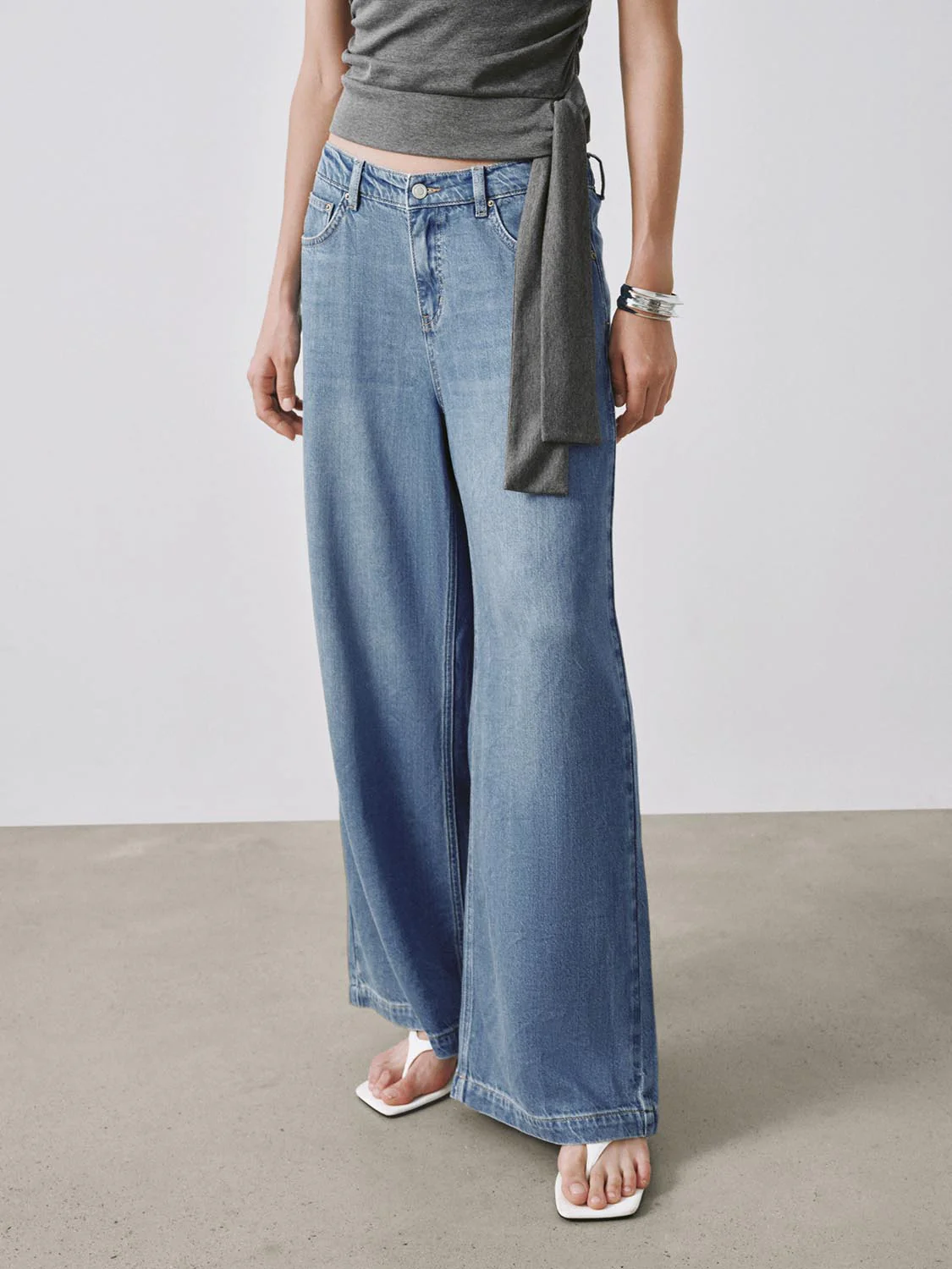 Flare Leg Jeans - Image 3