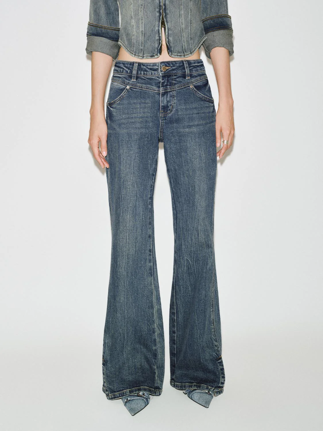 Flare Leg Jeans