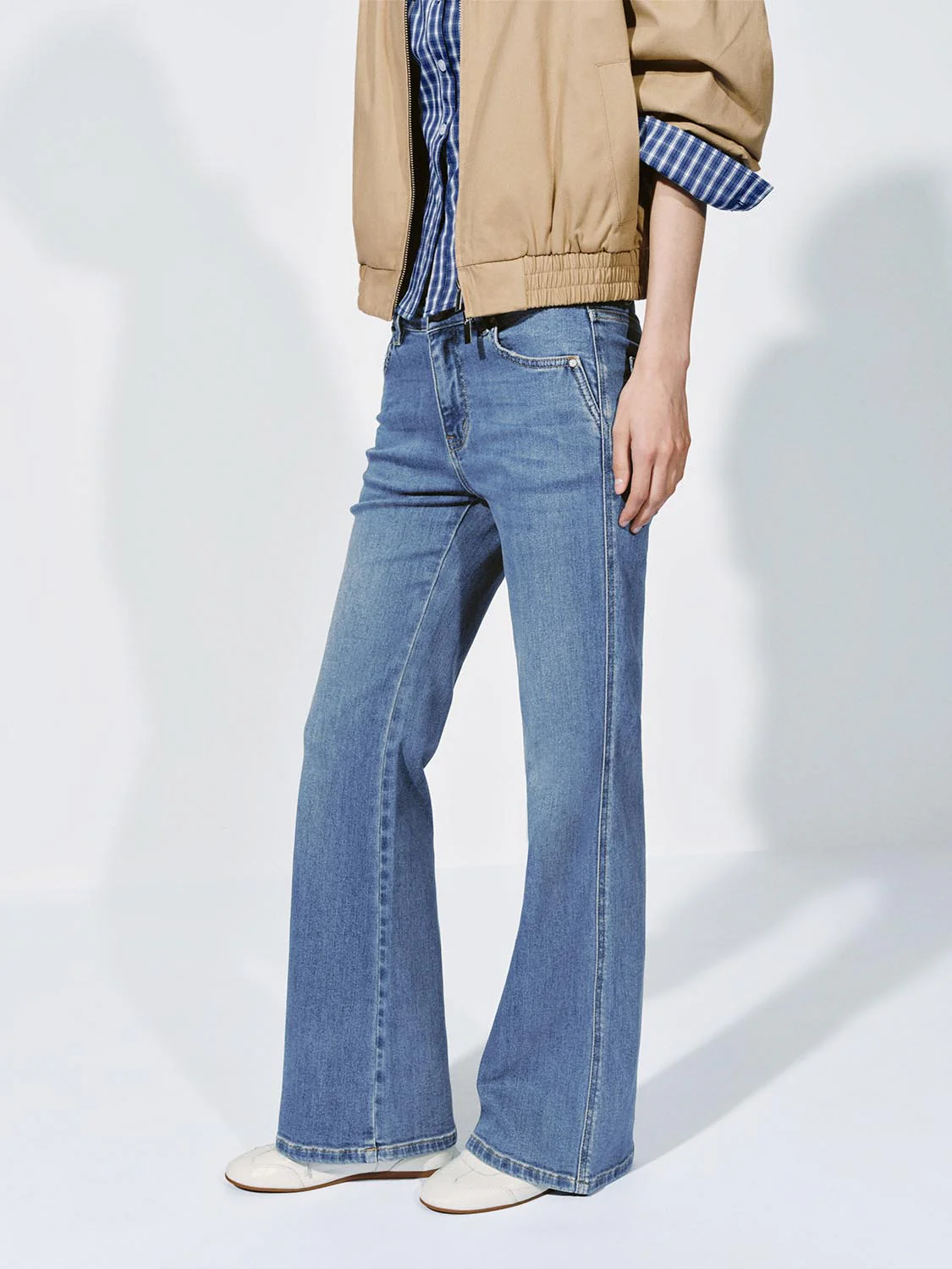 Flare Leg Jeans - Image 3