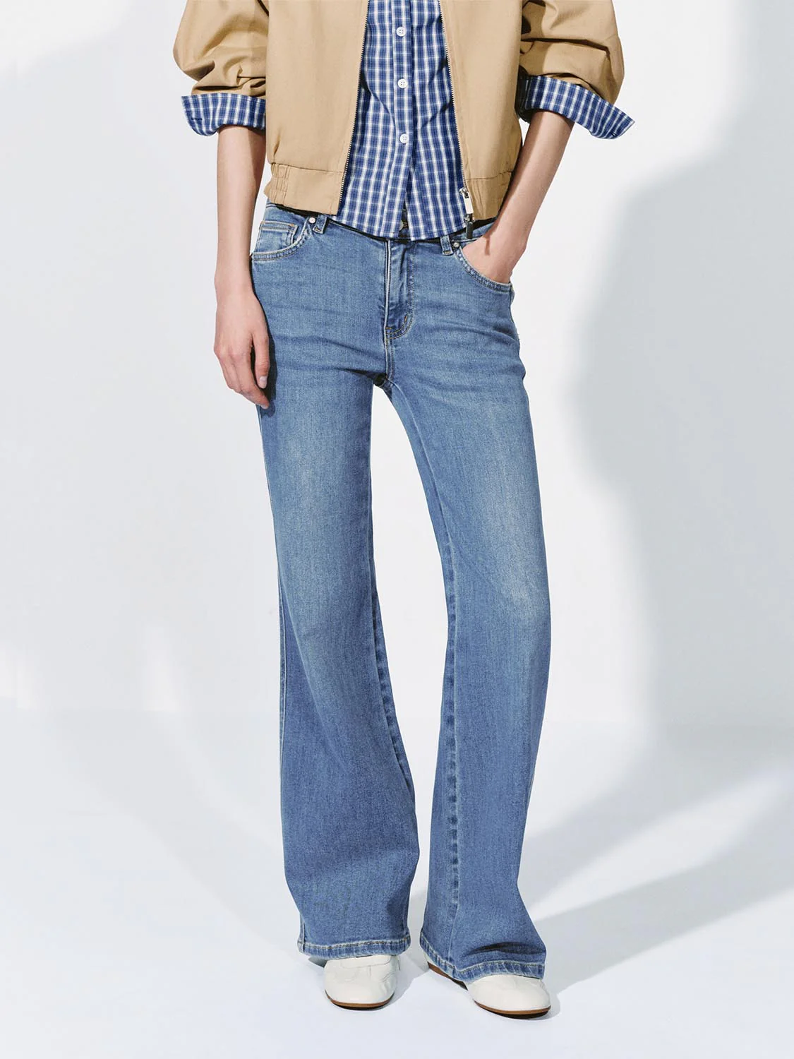 Flare Leg Jeans - Image 9