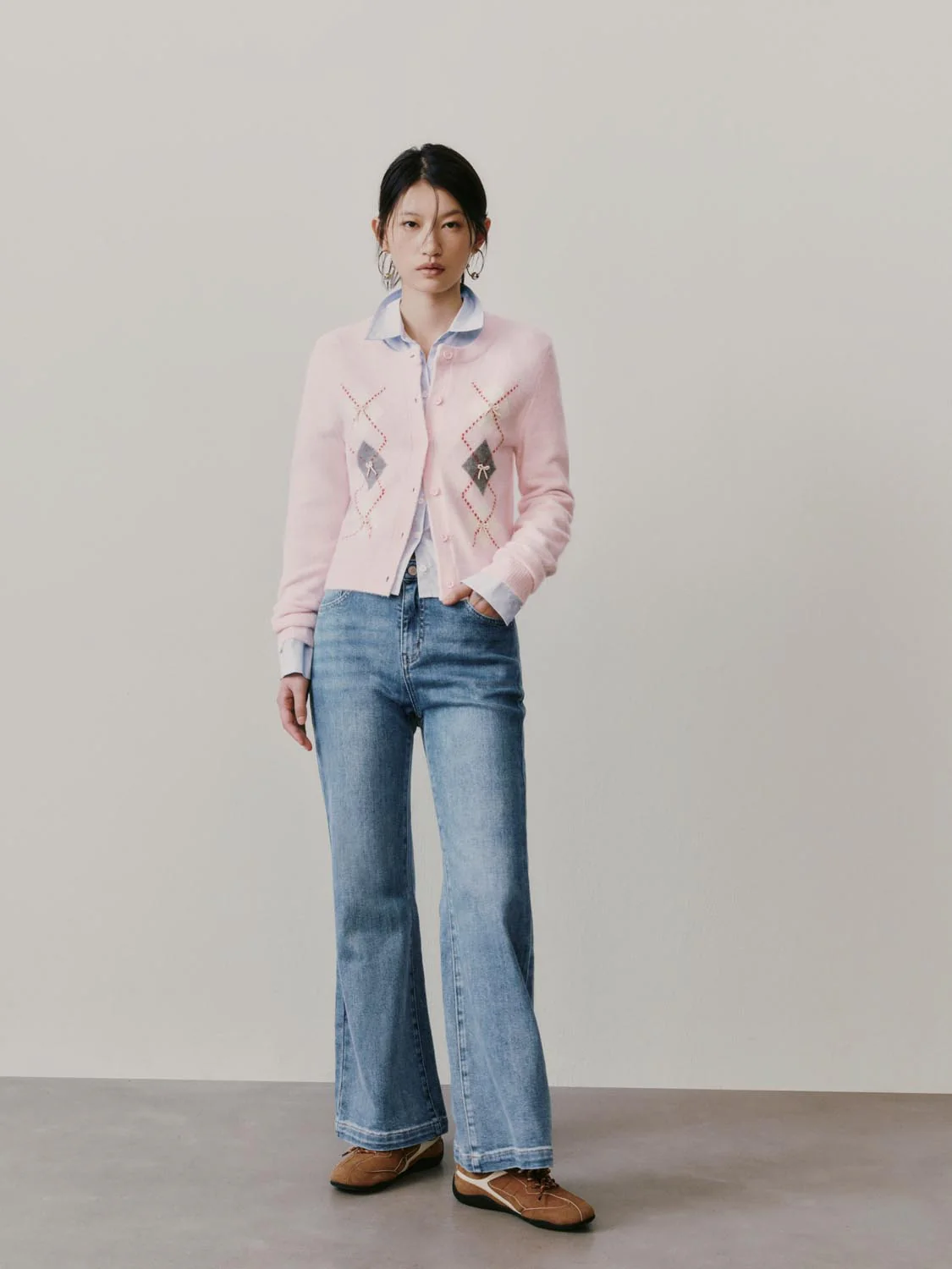 Flare Leg Jeans - Image 6