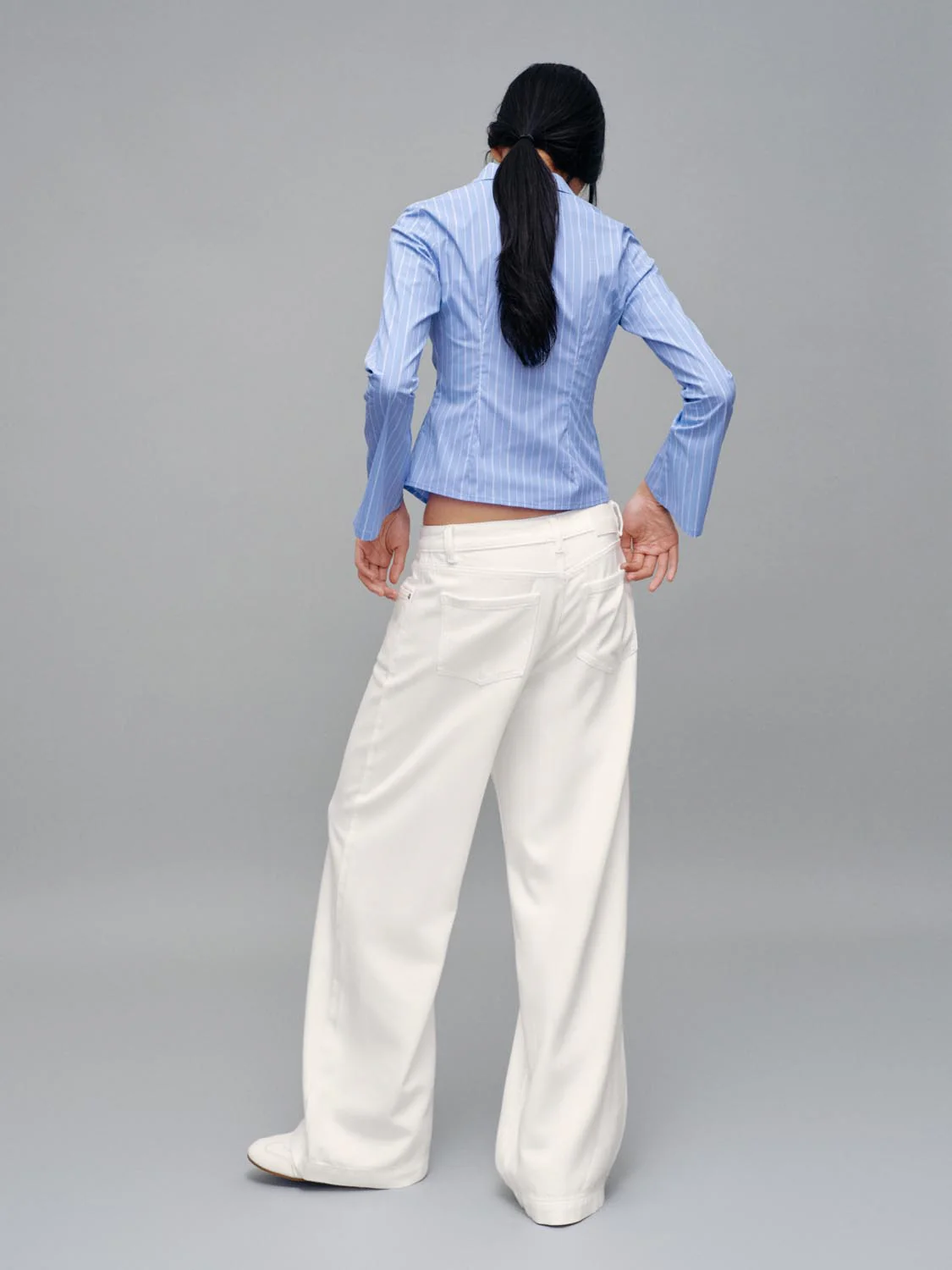 Flare Sleeve Nipped Waist Shirts - Image 14
