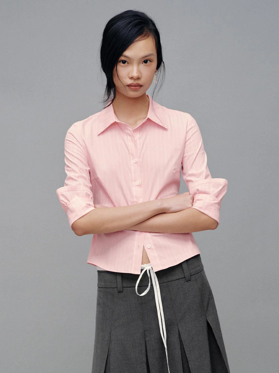 Flare Sleeve Nipped Waist Shirts - Image 17
