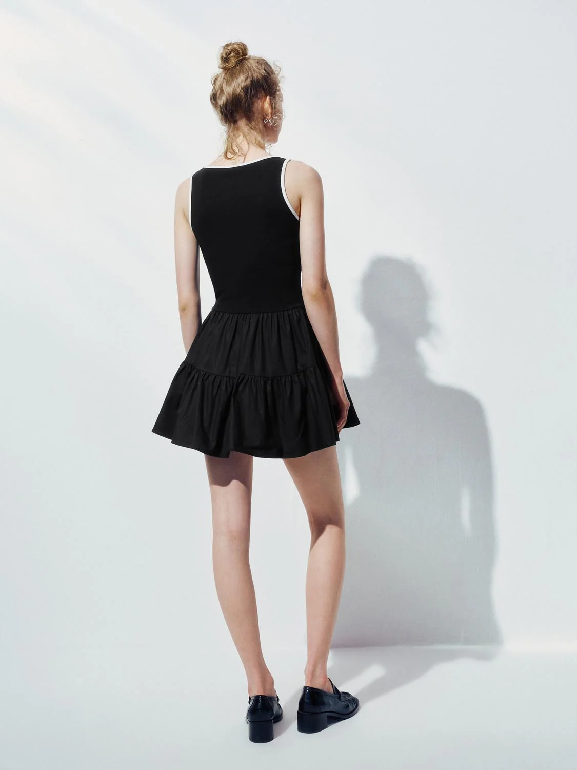 Flared Tank Mini Dresses - Image 6
