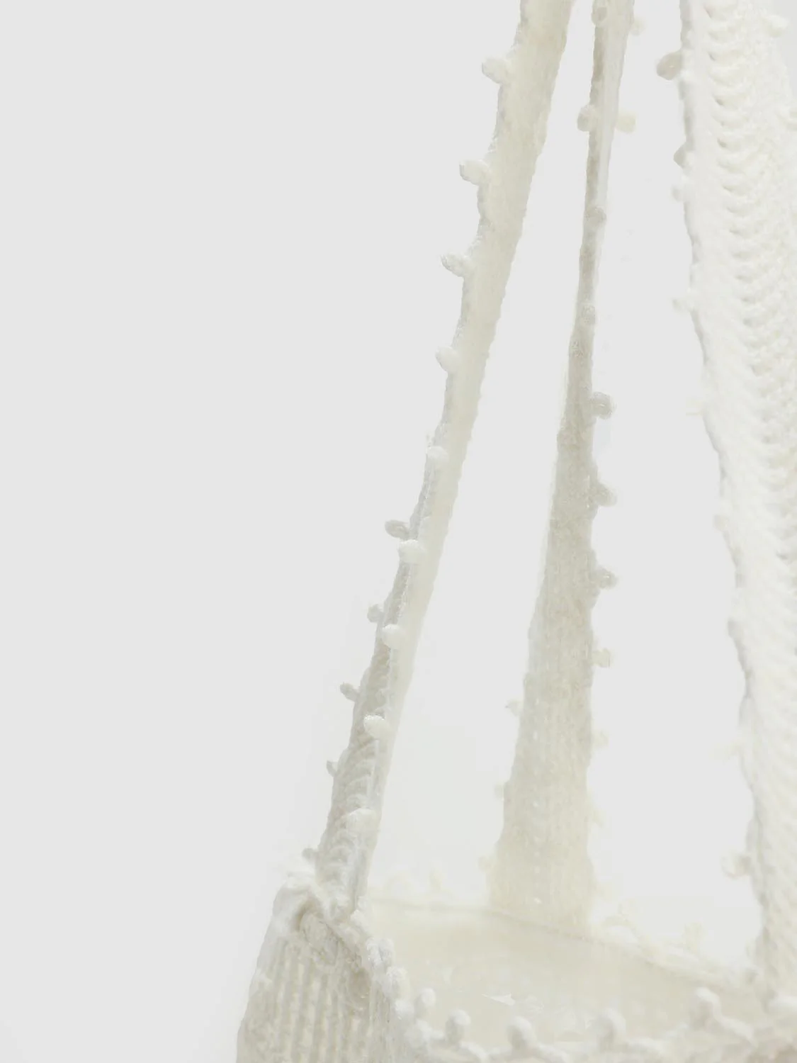Floral Bow Detail Shoulder Crochet Bags - Image 4