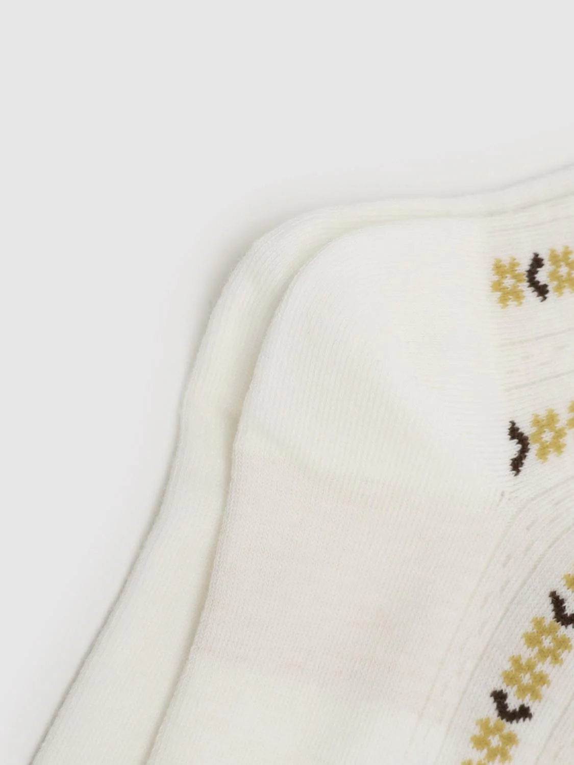 Floral Intarsia Ankle Socks - Image 3