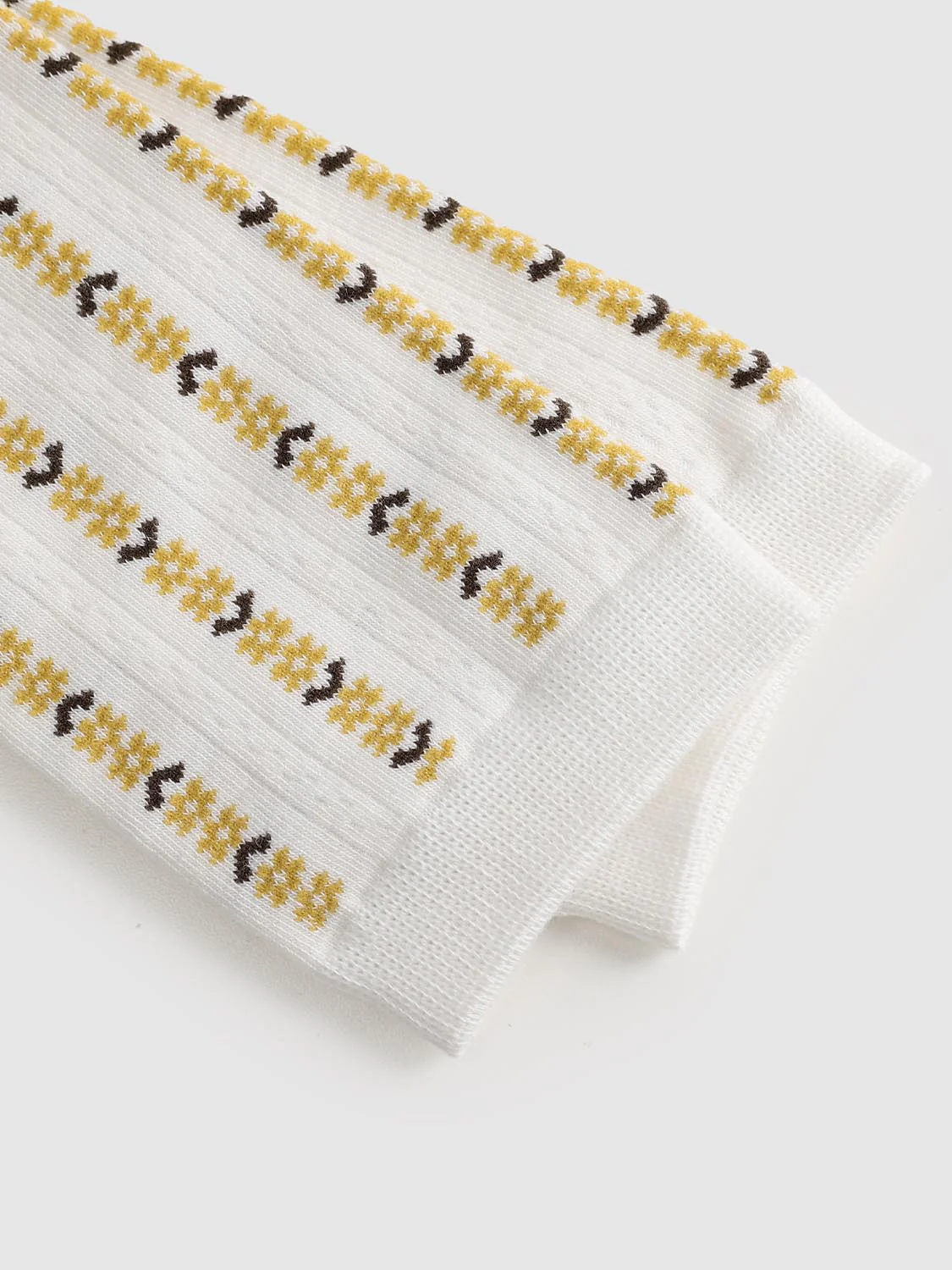 Floral Intarsia Ankle Socks - Image 6