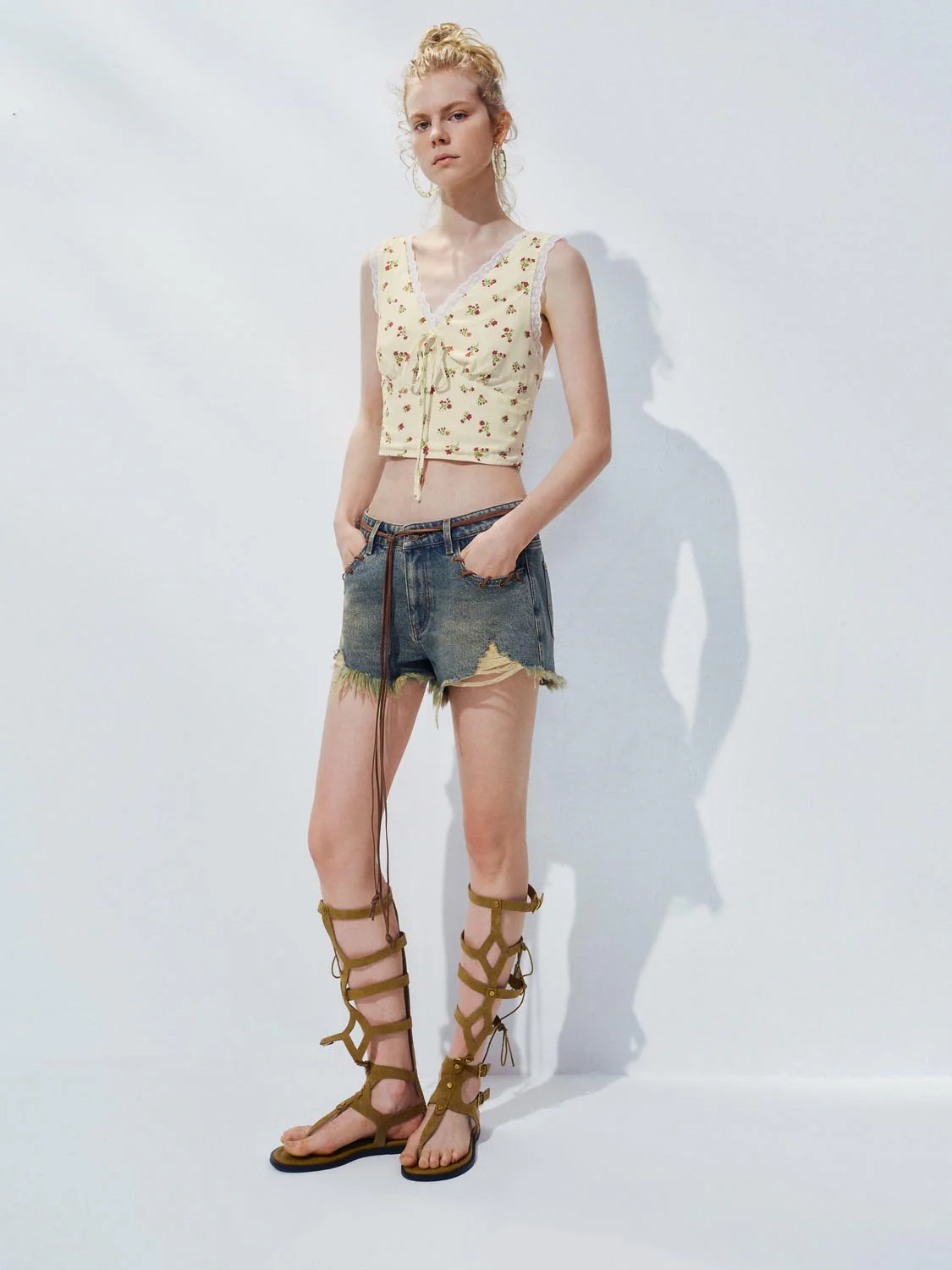 Floral Plunge Tops - Image 4