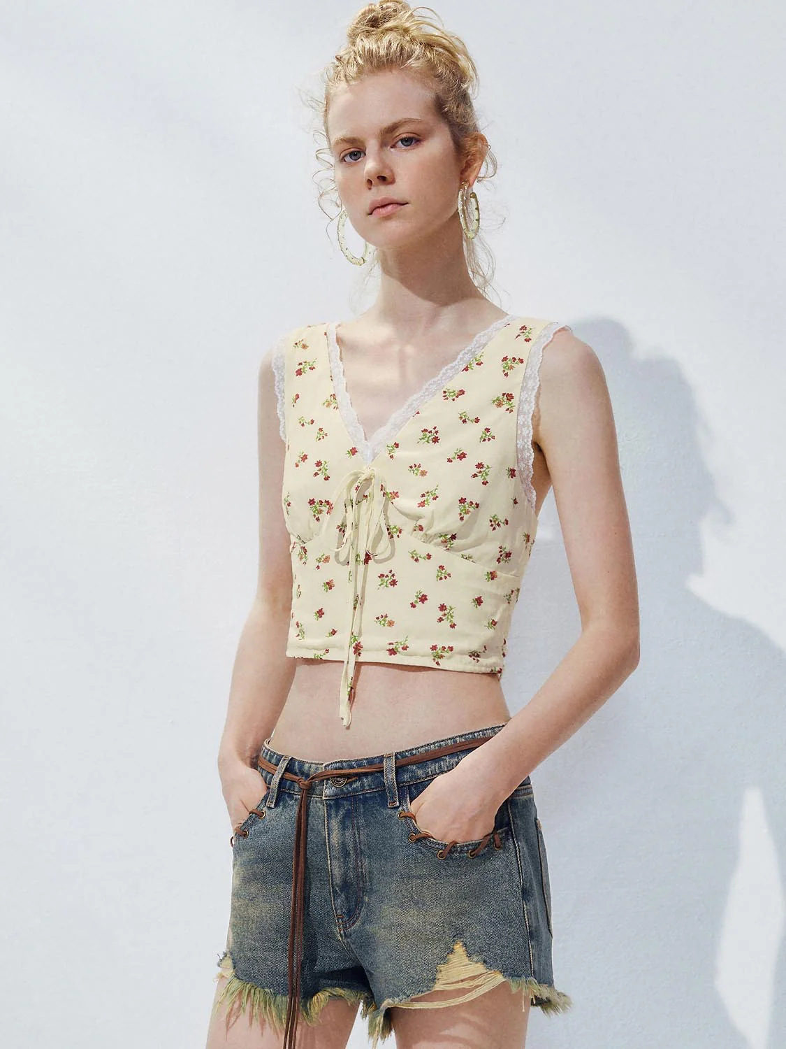 Floral Plunge Tops - Image 8