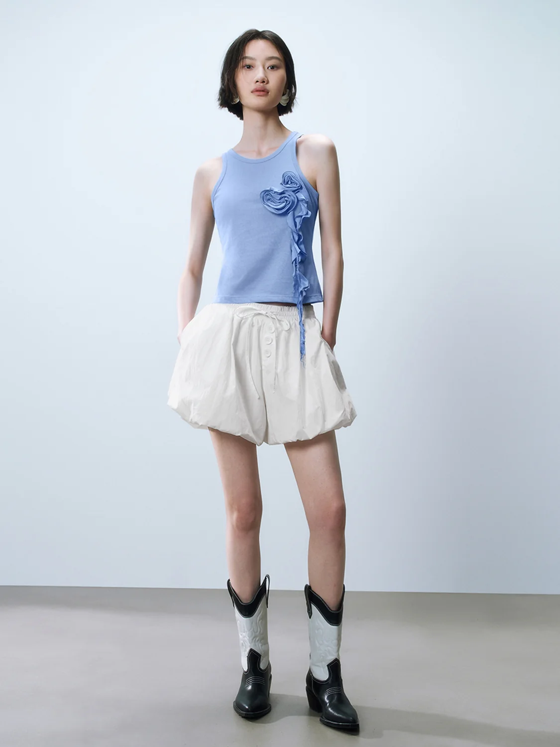 Flower Decor Tank Tops - Image 4