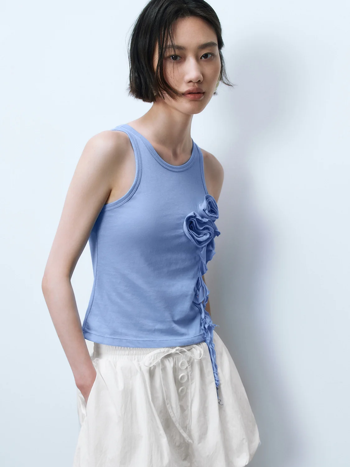 Flower Decor Tank Tops - Image 5