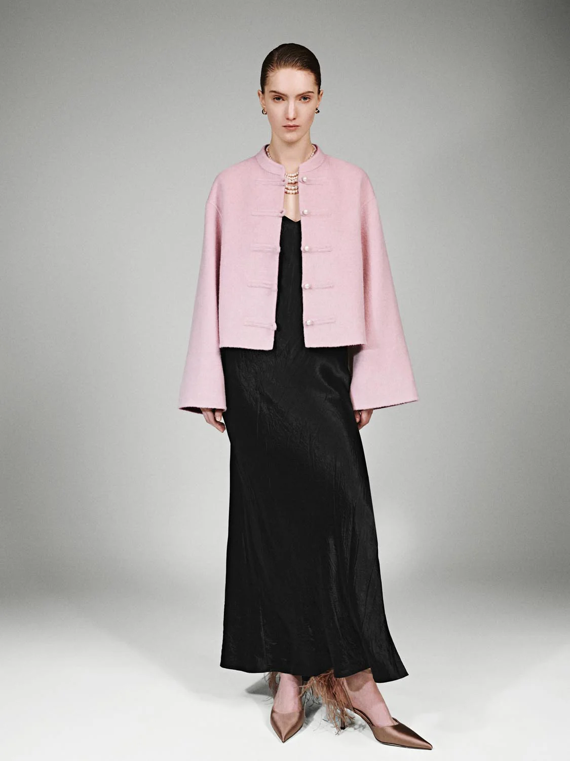 Frog Button Wool Blend Jackets - Image 4