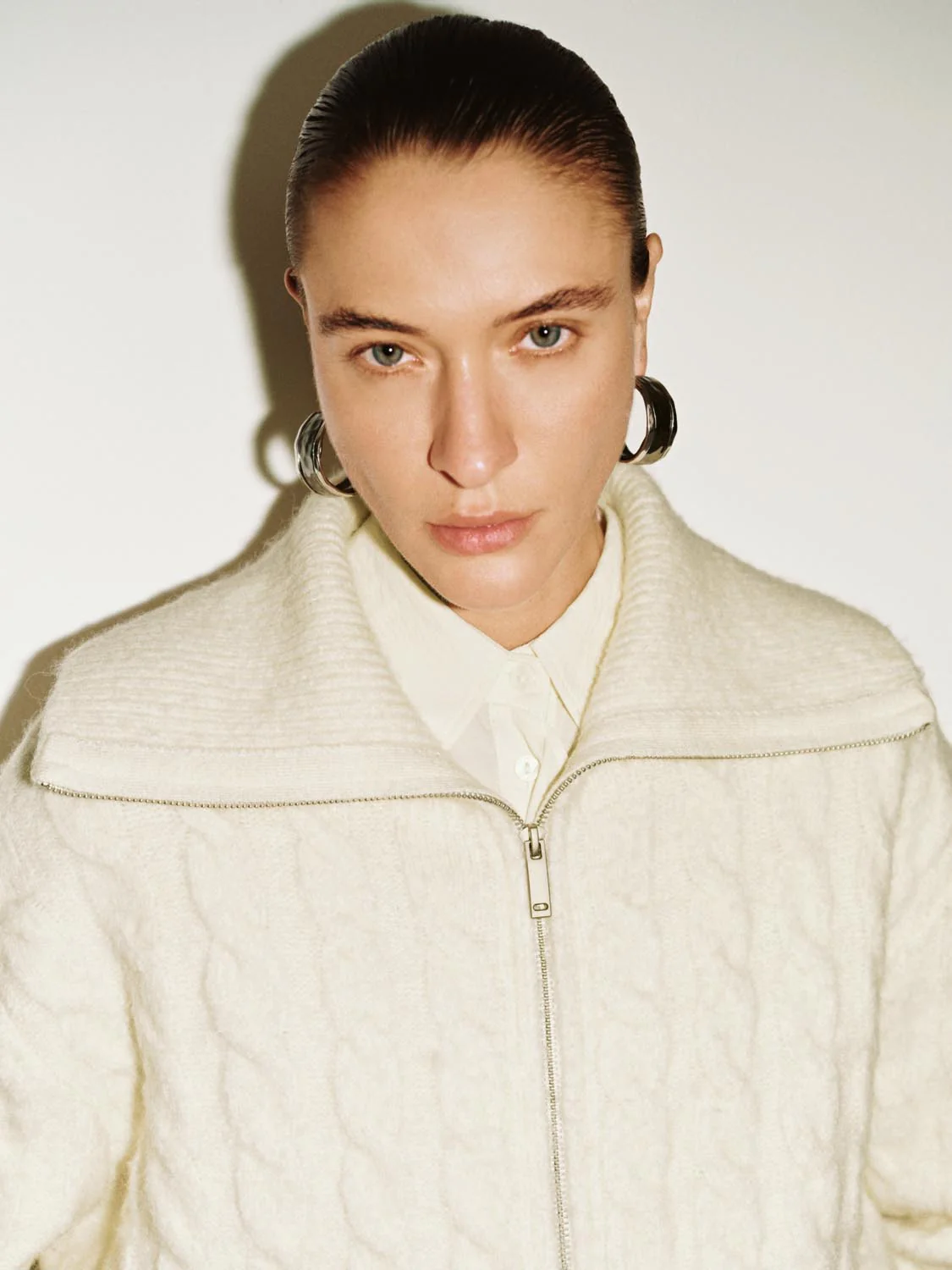 Full Zip Braid Knitted Cardigans - Image 19