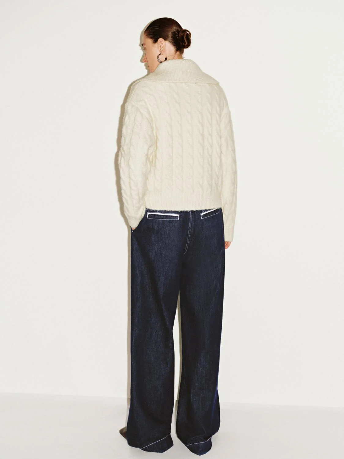 Full Zip Braid Knitted Cardigans - Image 22