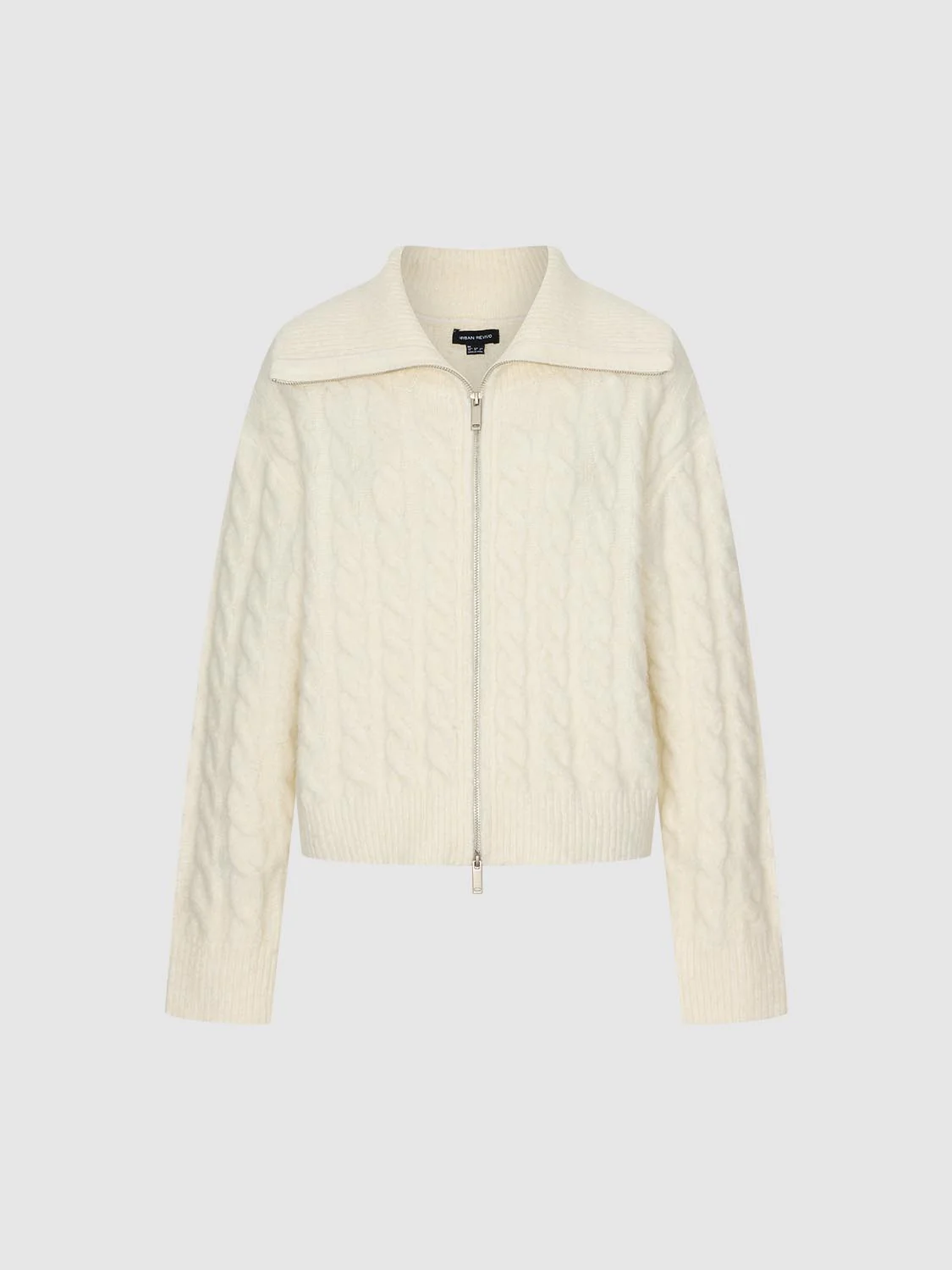 Full Zip Braid Knitted Cardigans - Image 23