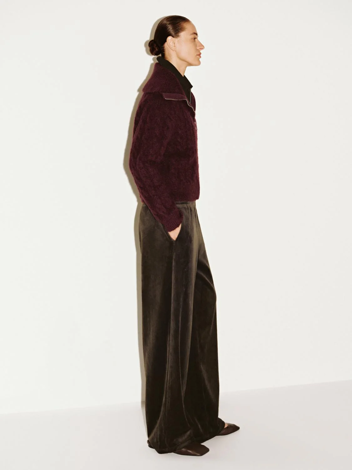 Full Zip Braid Knitted Cardigans - Image 5