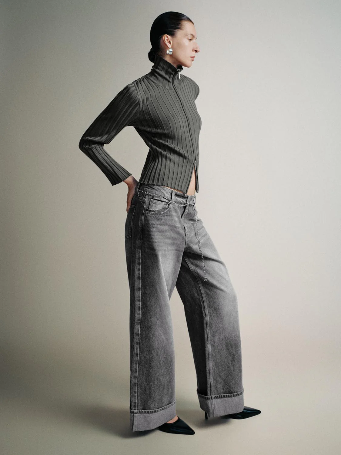 Full Zip Knitted Cardigans - Image 5