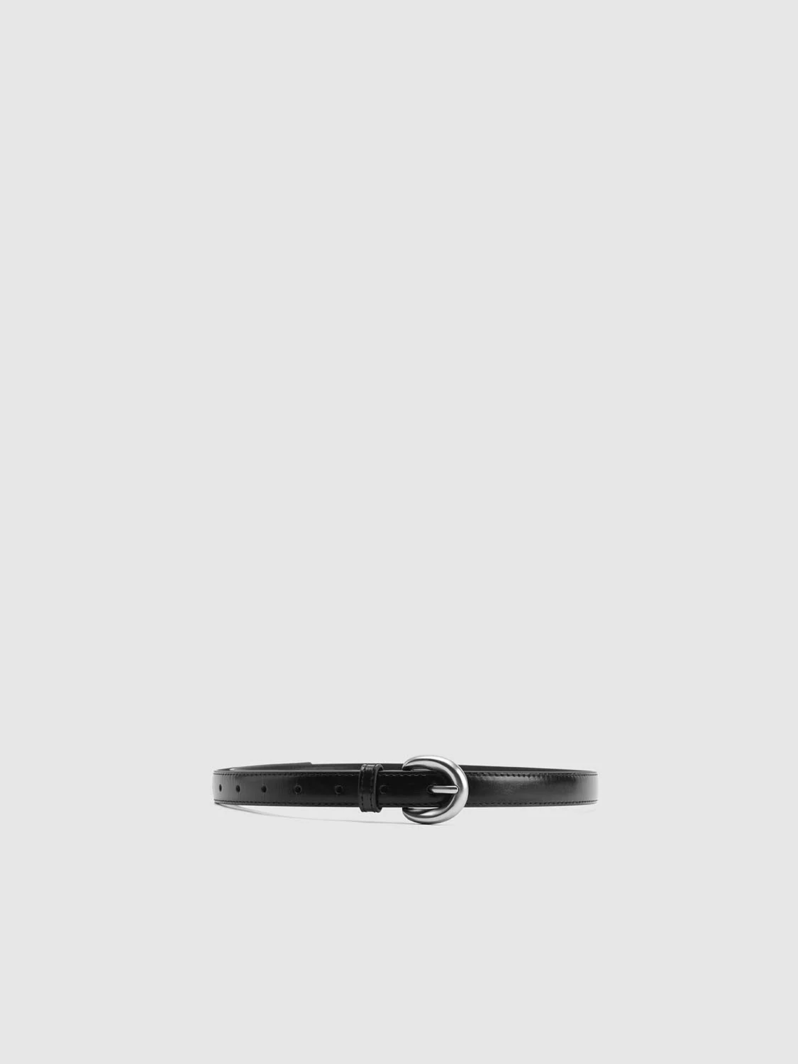 Gold Round Buckle Leather Belts - Image 13