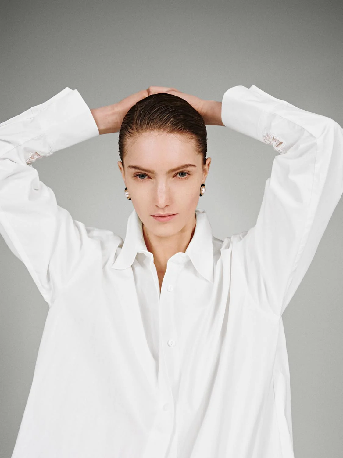 Guipure Lace Detail Shirts - Image 3