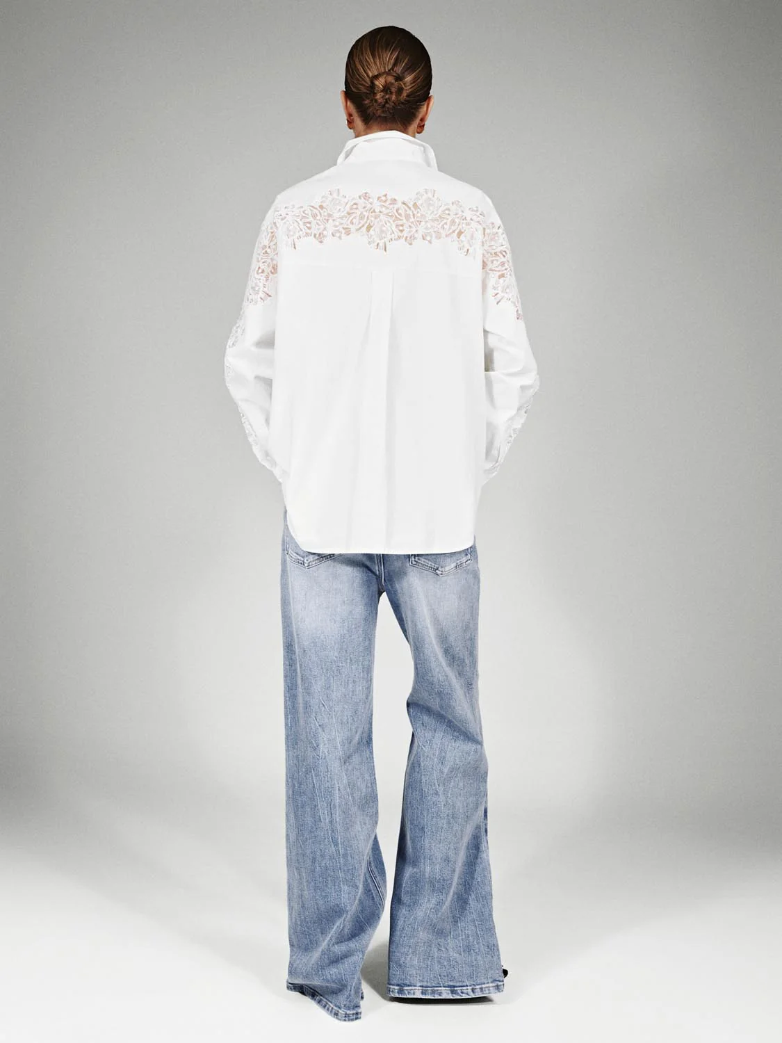 Guipure Lace Detail Shirts - Image 6