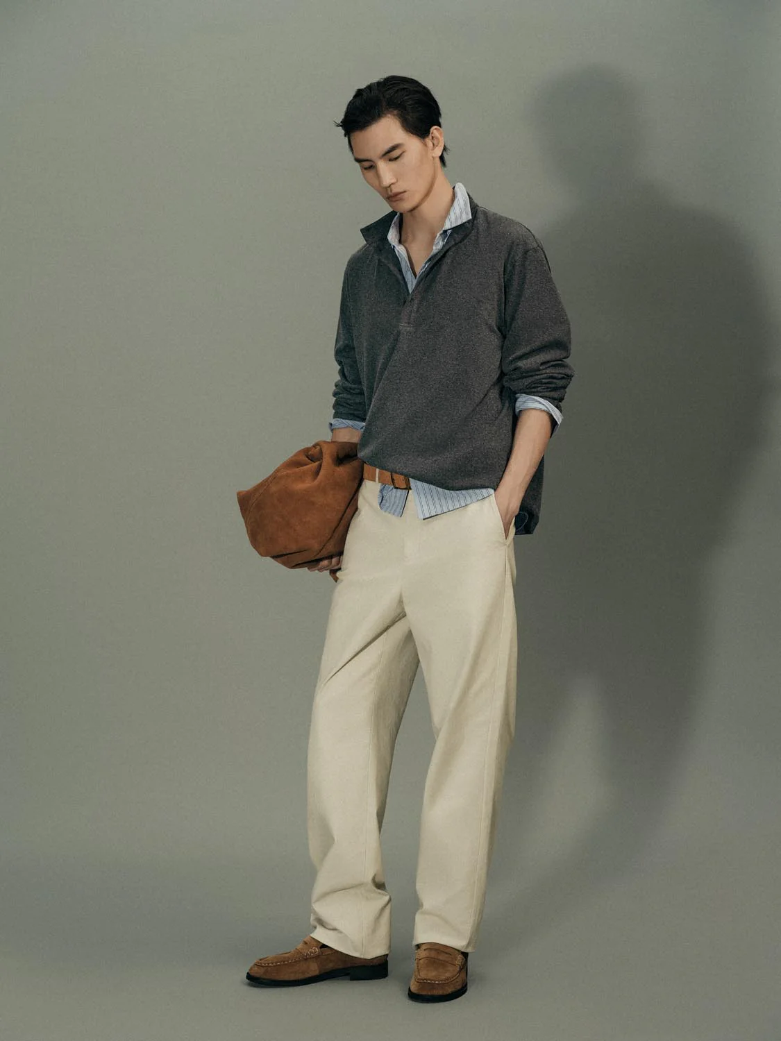 Henley Neck Long Sleeve T-Shirts - Image 5