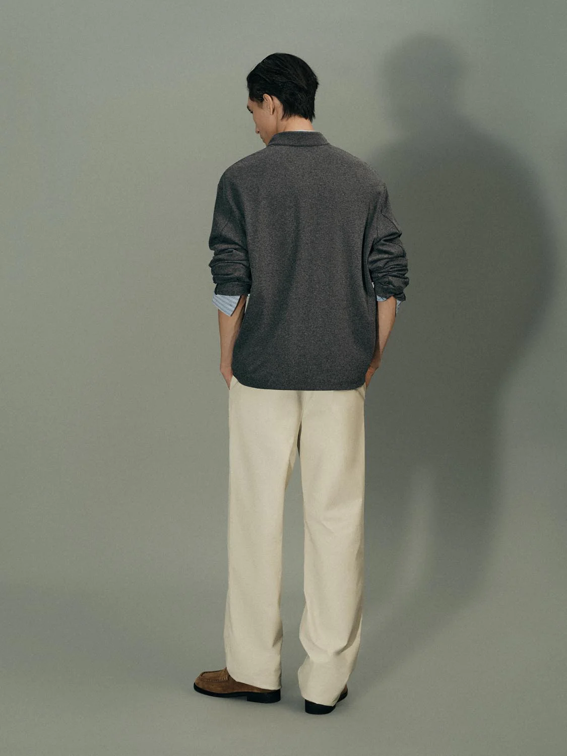 Henley Neck Long Sleeve T-Shirts - Image 6