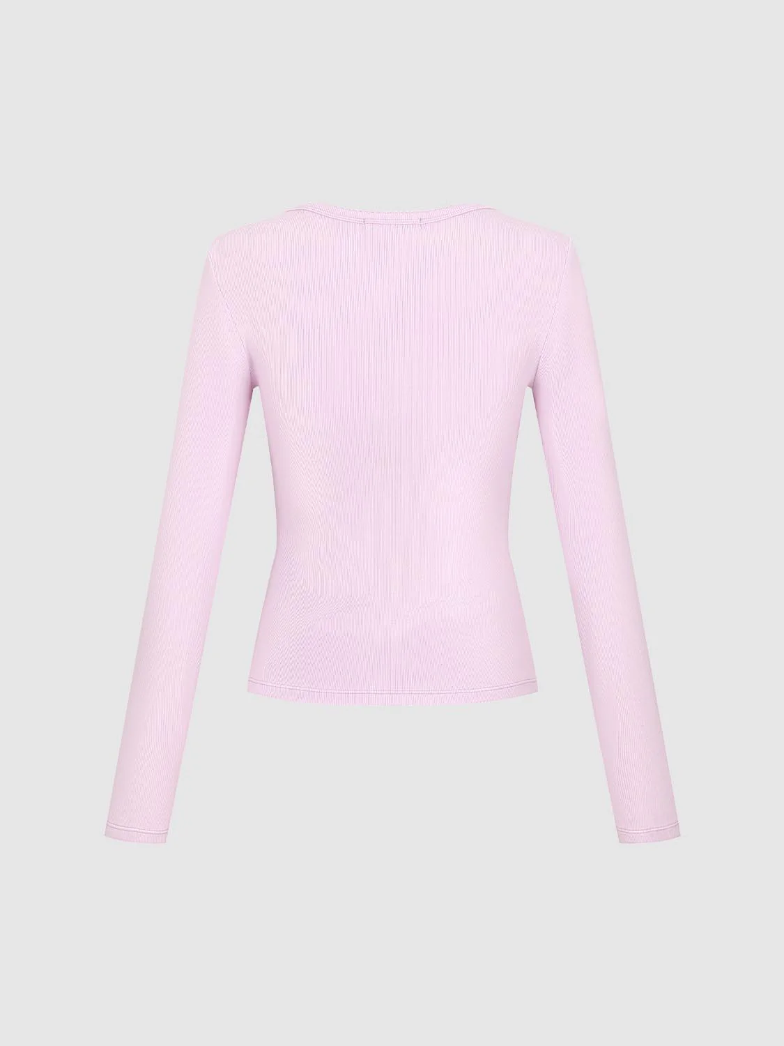 Henley Neck Slim Fit Long Sleeve T-Shirts - Image 10