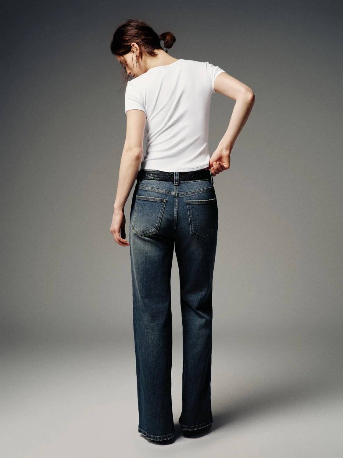 Henley Scoop Neck Skinny Fit T-Shirts - Image 30