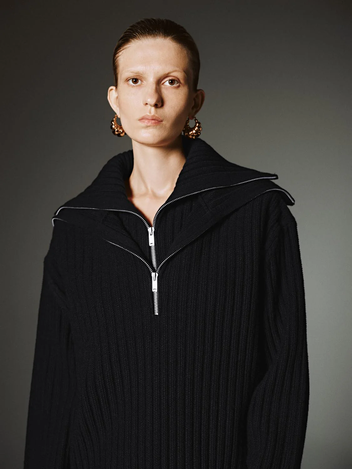 High Collar Knitted T-Shirts - Image 11