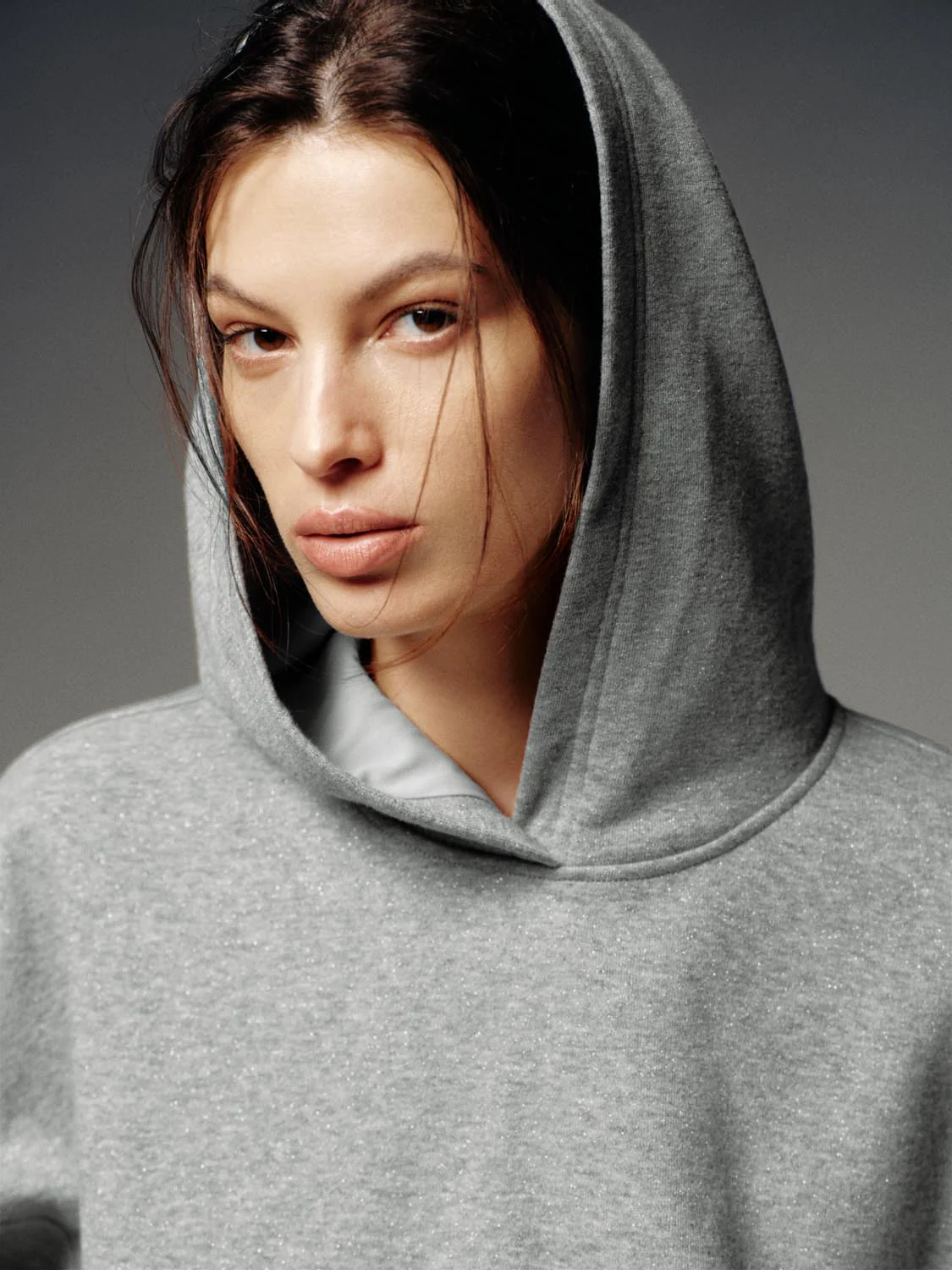 Hooded Balloon Hem Sweatshirts - Image 3
