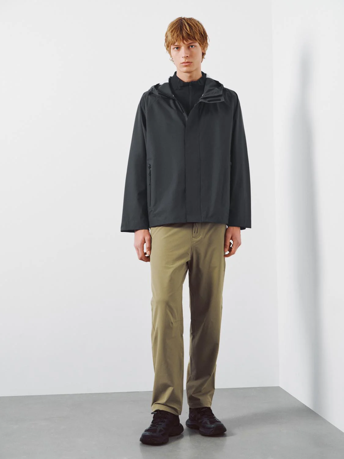 Hooded Drawstring Track Jackets - Image 4