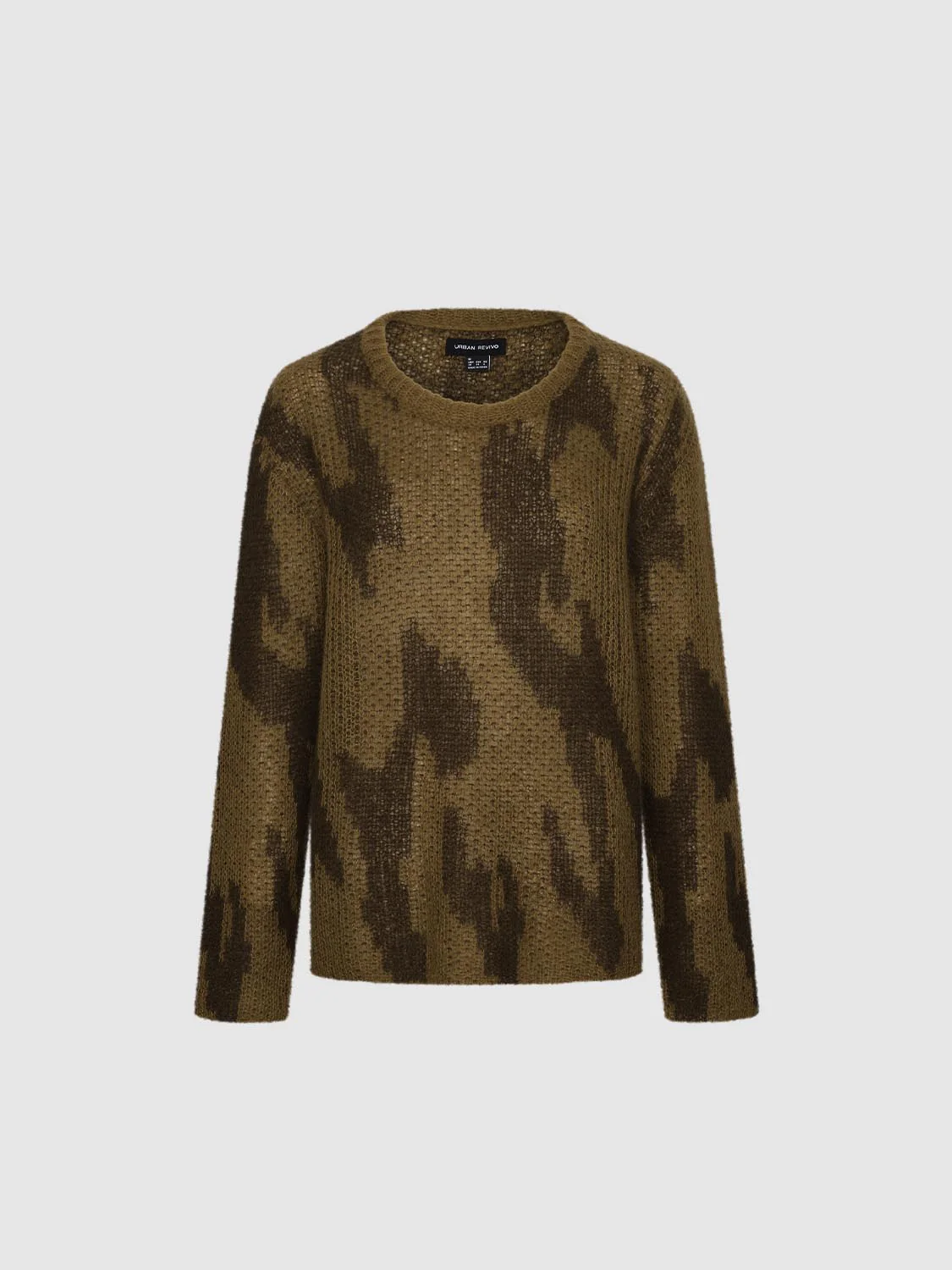 Intarsia Long Sleeve Knitted T-Shirts - Image 7