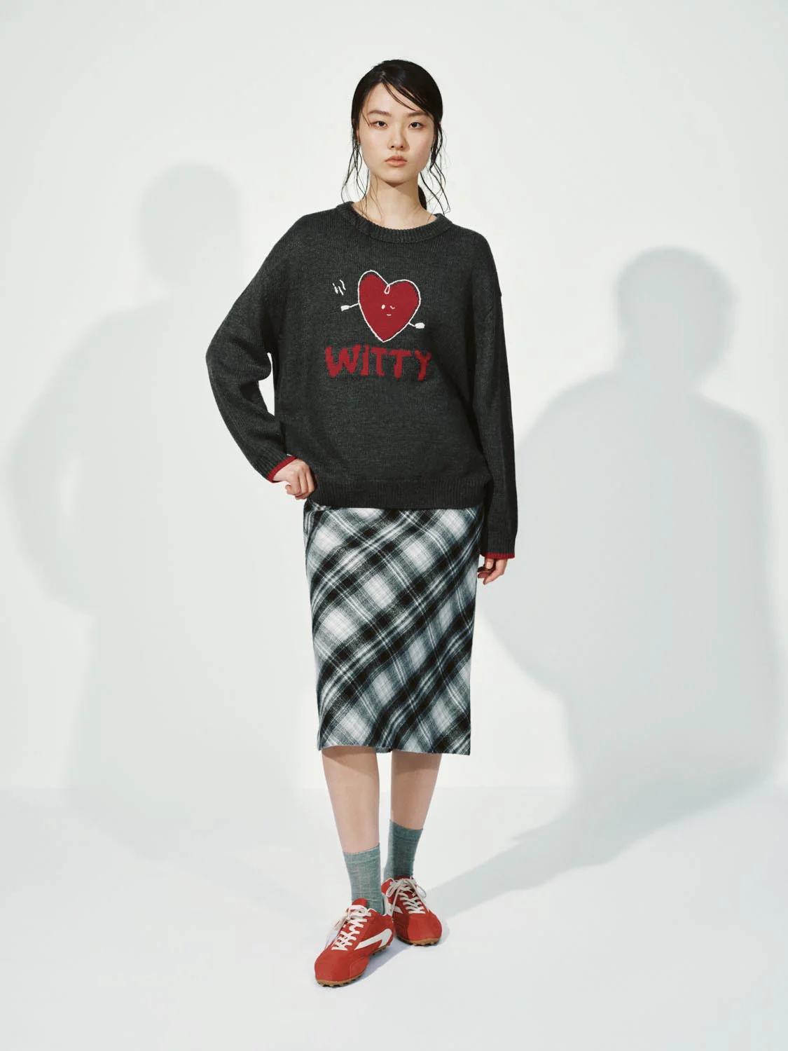 Intarsia Long Sleeve Knitted T-Shirts - Image 13