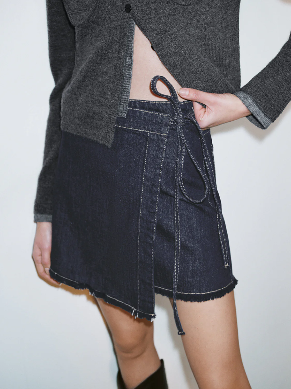 Irregular Denim Skirts - Image 4