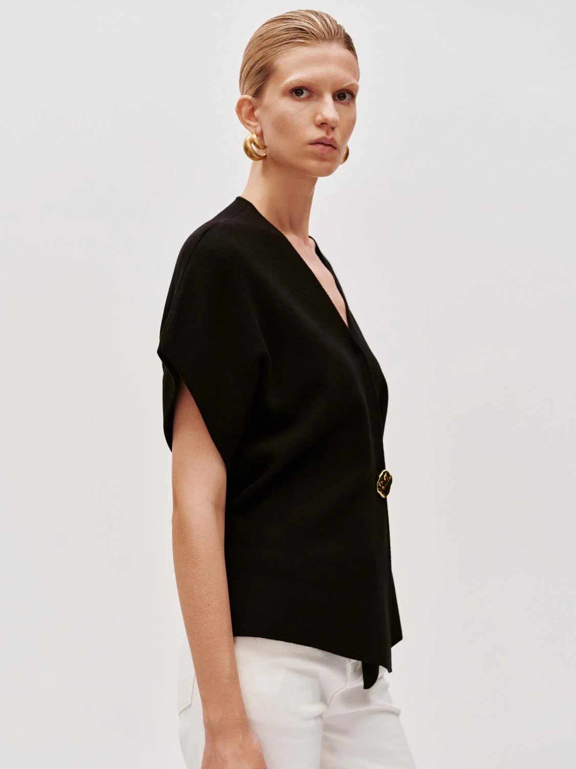 Knitted Short Sleeve Cardigans - Image 13