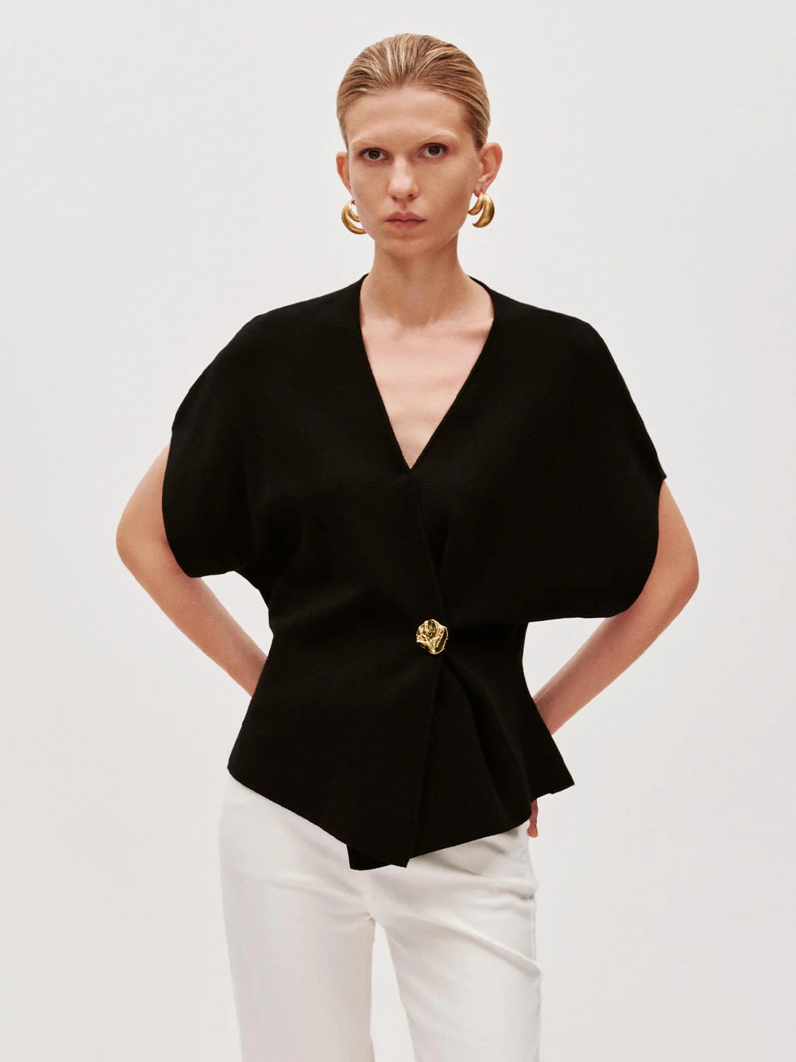 Knitted Short Sleeve Cardigans - Image 22