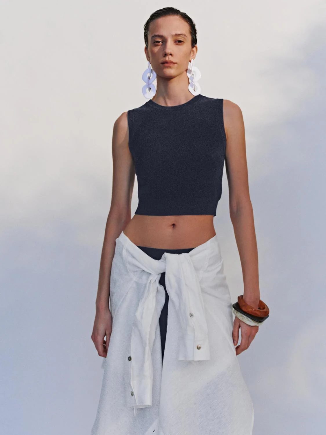 Knitted Sleeveless T-Shirts - Image 9