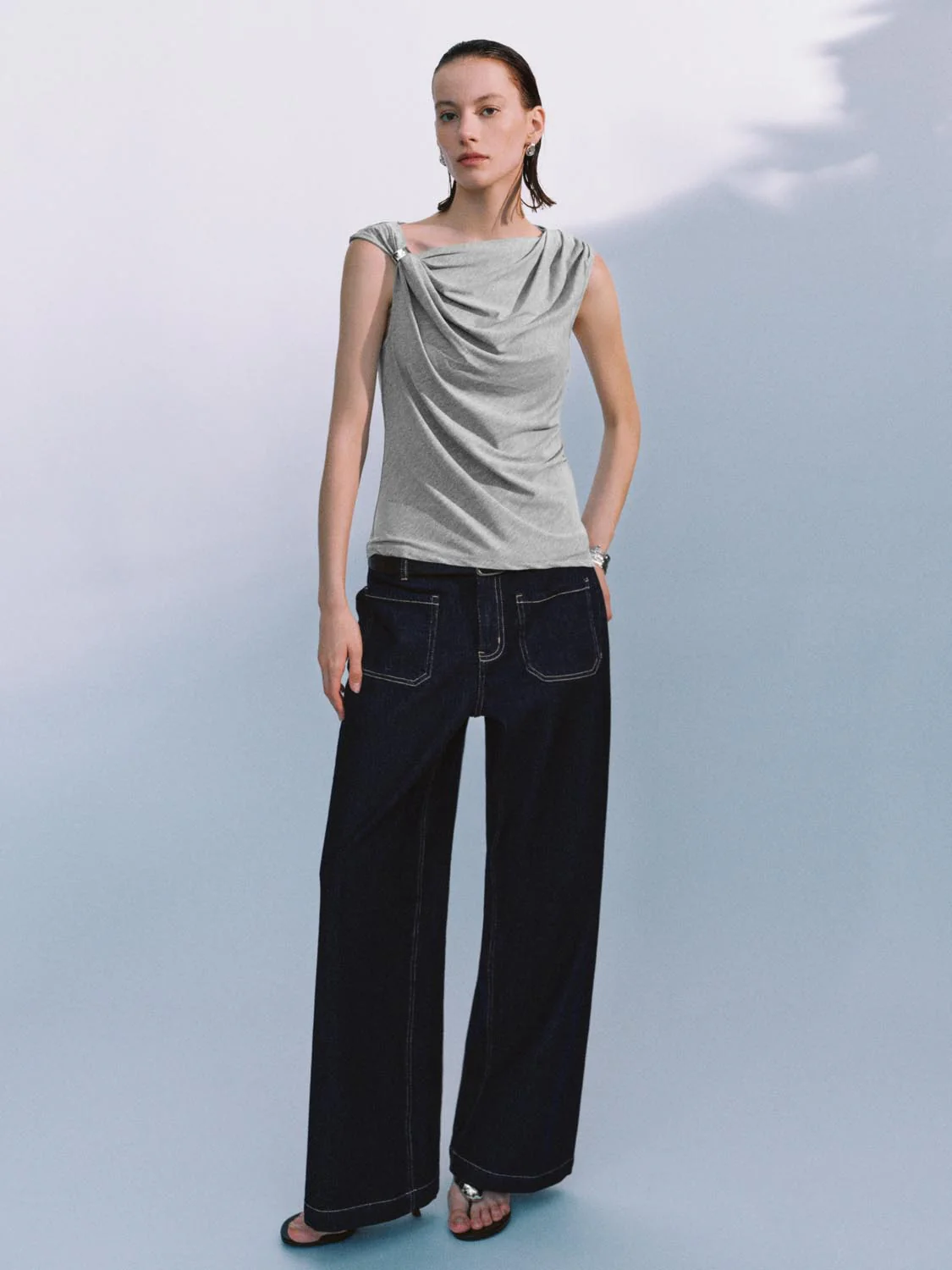 Knot Cap Sleeve T-Shirts - Image 4